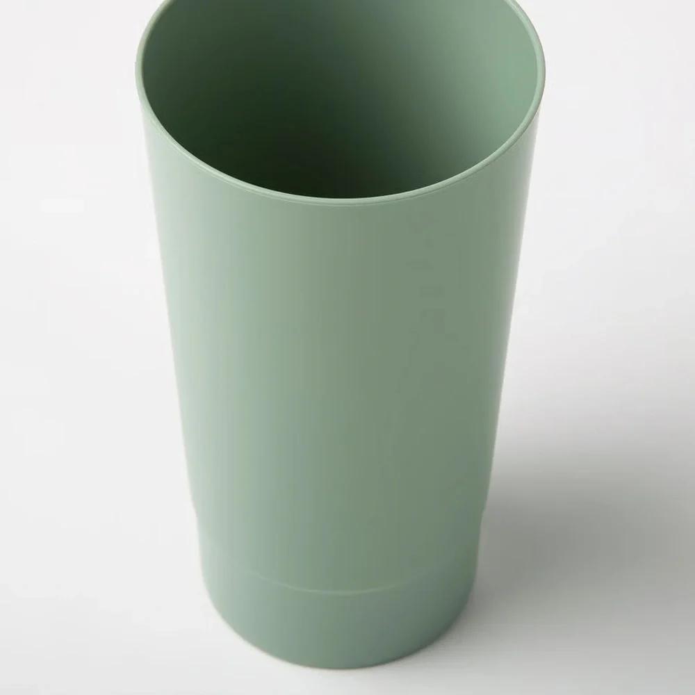 VITABBORRE Green Reusable Plastic Tumblers - Set of 4